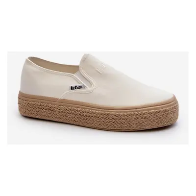 Lee Cooper Dámské tenisky Slip-On Big Star LL274389 Bílé