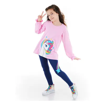 Denokids Rainbow Star Girl's T-shirt Tunic Tights Set