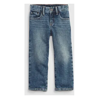 GAP Dětské džíny loose '90s organic Washwell - Kluci