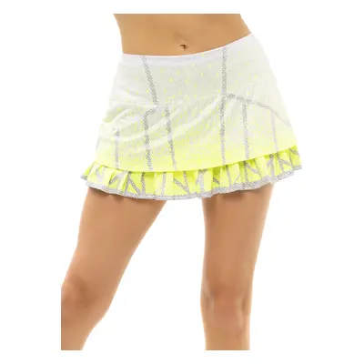 Dámská sukně Lucky in Love Take A Pleat Skirt Neon Yellow