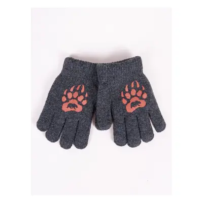 Yoclub Kids's Gloves RED-0200C-AA5A-006