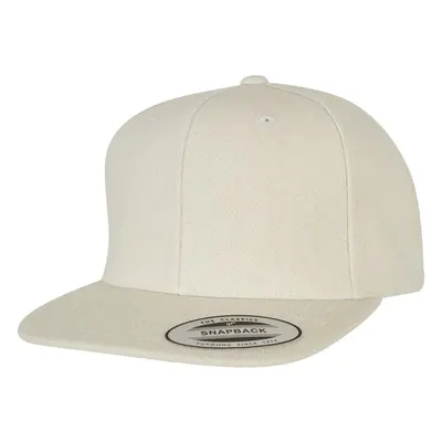 Melton Wool Snapback bílá