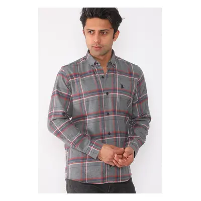 G708 DEWBERRY MEN'S SHIRT-ANTHRACITE