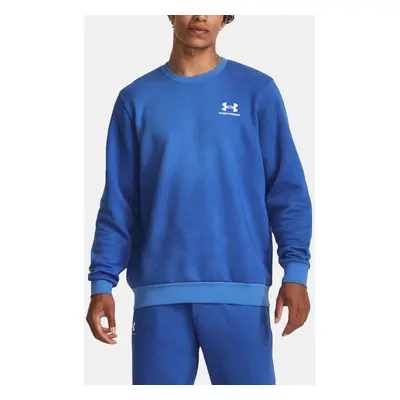 Under Armour Mikina UA Essential Flc Novelty Crw-BLU - Pánské