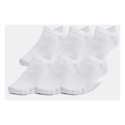 Under Armour Ponožky UA Essential No Show 6pk-WHT - unisex