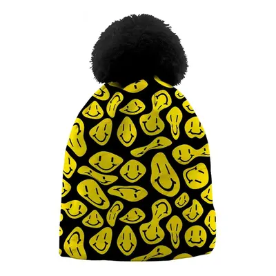 Mr. GUGU & Miss GO Woman's Acid Emoji Beanie WB21BL