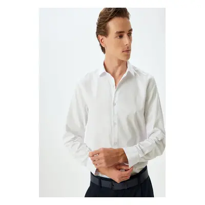 Koton White Men's Adult Shirt