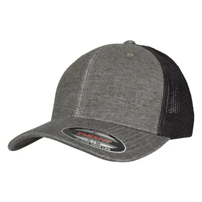 Retro Trucker Melange Cap khaki/černá síťovina