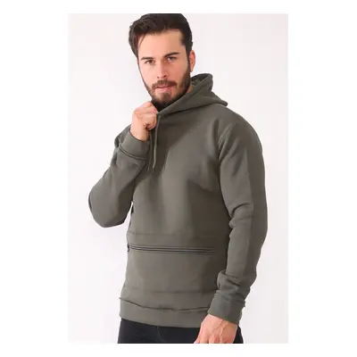 1043 DEWBERRY MEN'S SWEATSHIRT-KHAKI