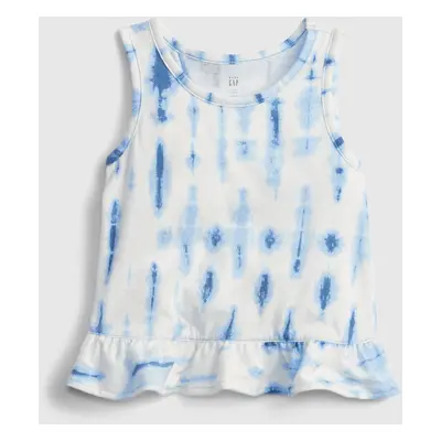 GAP Dětský top split ruffle tank - Holky