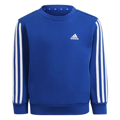 Dětská mikina adidas Essentials 3-Stripes Crew Neck Royal Blue