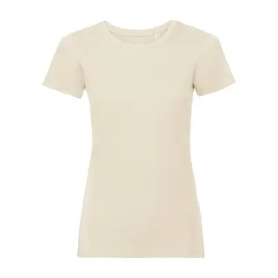 Beige women's t-shirt Pure Organic Russell