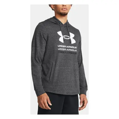 Under Armour Mikina UA Rival Terry Graphic Hood-GRY - Pánské