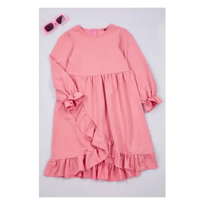 Trendyol Powder Regular Plain Cotton Knit Dress