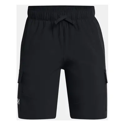 Under Armour Kraťasy UA Pennant Woven Cargo Short-BLK - Kluci