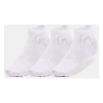 Under Armour Ponožky UA Essential 3pk Qtr Yth-WHT - unisex