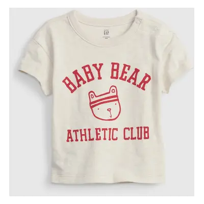 GAP Dětské tričko baby bear - Kluci