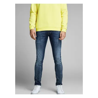 Modré pánské skinny fit džíny Jack & Jones Glenn - Pánské