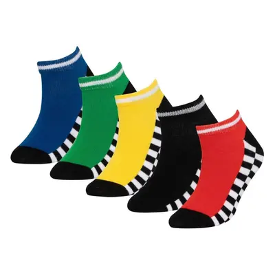 DEFACTO Boy's 5-Piece Cotton Booties Socks