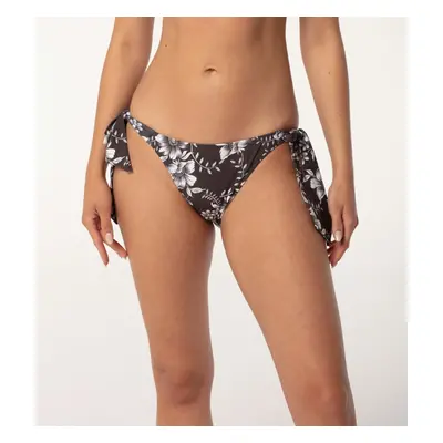 Aloha From Deer Woman's Dark Flowers Bikini Bows Bottom WBBB AFD523