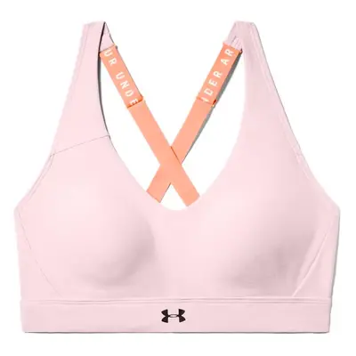 Sportovní podprsenka Under Armour Vanish Mid světle růžová