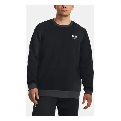 Under Armour Mikina UA Essential Flc Novelty Crw-BLK - Pánské