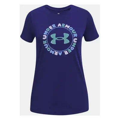 Under Armour Tričko UA Tech Wordmark SSC-BLU - Holky