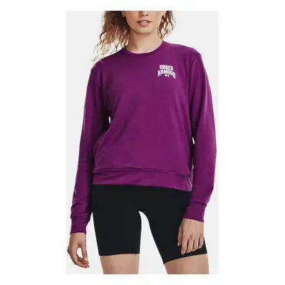 Under Armour Mikina UA Rival Terry Graphic Crew-PPL - Dámské