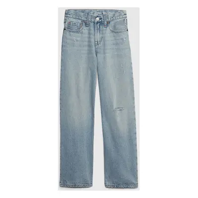 GAP Dětské džíny '90s Loose organic Washwell - Kluci