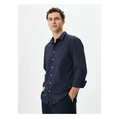 Koton Classic Shirt Slim Fit Long Sleeve Buttoned