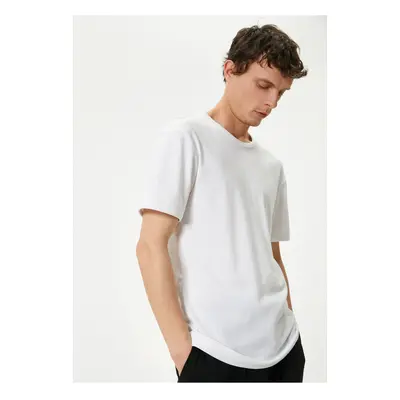 Koton Basic T-Shirt Slim Fit Crew Neck Short Sleeve Cotton