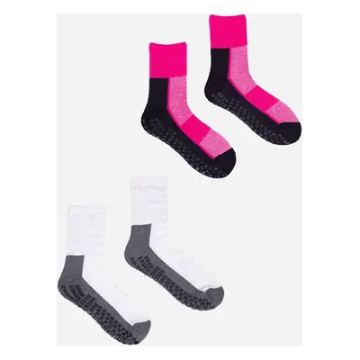 Yoclub Kids's Half-Terry Socks With ABS 2-Pack SKA-0131U-AA0A-001