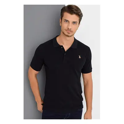 T8561 DEWBERRY MEN'S TSHIRT-BLACK