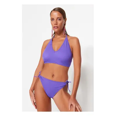 Trendyol Fiple Piping Regular Leg Bikini Bottom