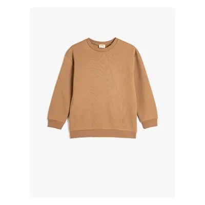 Koton Basic Sweatshirt Long Sleeve Crew Neck