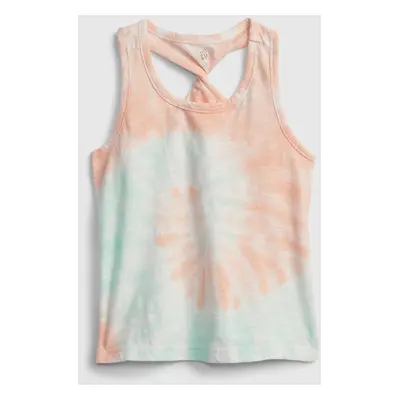 GAP Dětský top twist back tank - Holky