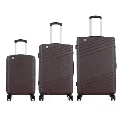 Semiline Unisex's 3-in-1 ABS Suitcases Set T5788-0