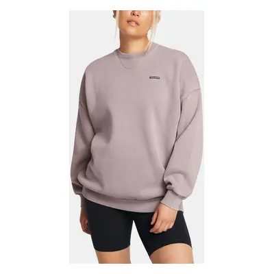 Dámská mikina Under Armour UA Icon HWT Flc OS Crew-GRY - Dámské