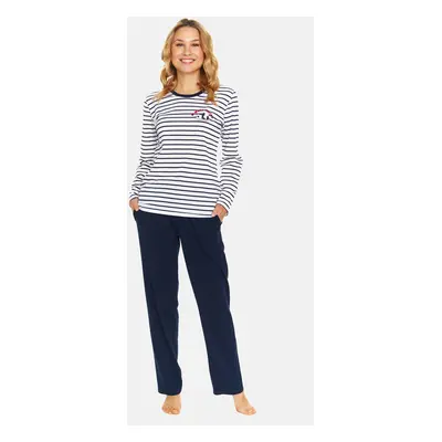 Doctor Nap Woman's Pyjamas PM.7114 Marine