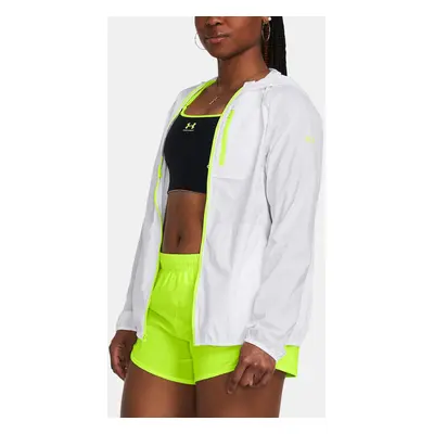 Under Armour Bunda LAUNCH LIGHTWEIGHT JKT-WHT - Dámské