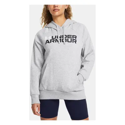 Under Armour Dámská mikina Rival Fleece Wordmark Hoodie - Dámské