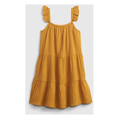 GAP Dětské šaty sleeveless tier dress - Holky