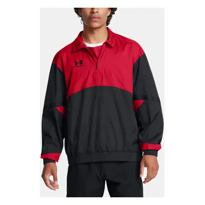 Pánská bunda Under Armour UA M's Terrace Drill Top-RED - Pánské