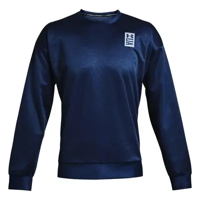 Pánská mikina Under Armour RECOVER LS CREW dark blue