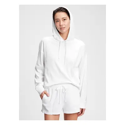 GAP Pyžamový top slub jersey hoodie - Dámské