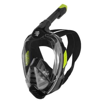 AQUA SPEED Unisex's Full Face Diving Mask Vefia ZX Black/ Green