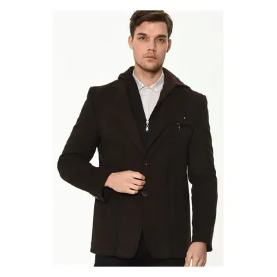 K7534 DEWBERRY MEN'S COAT-BROWN