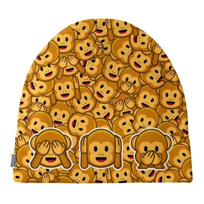 Mr. GUGU & Miss GO Man's Three Wise Monkeys Beanie MB