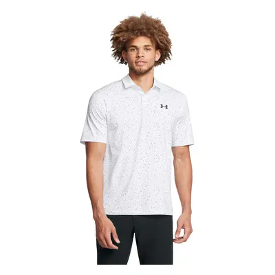 UA T2G Printed Polo-WHT