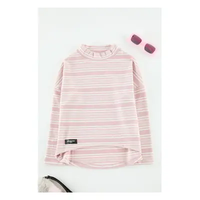 Trendyol Pink Girl Plain Knit T-Shirt